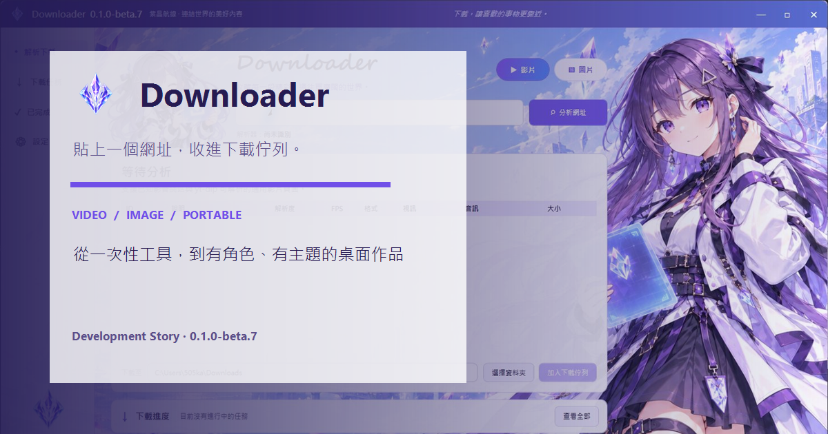 Downloader 單頁媒體下載工具